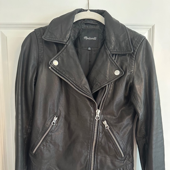 Madewell Leather Moto Jacket - Picture 1 of 3